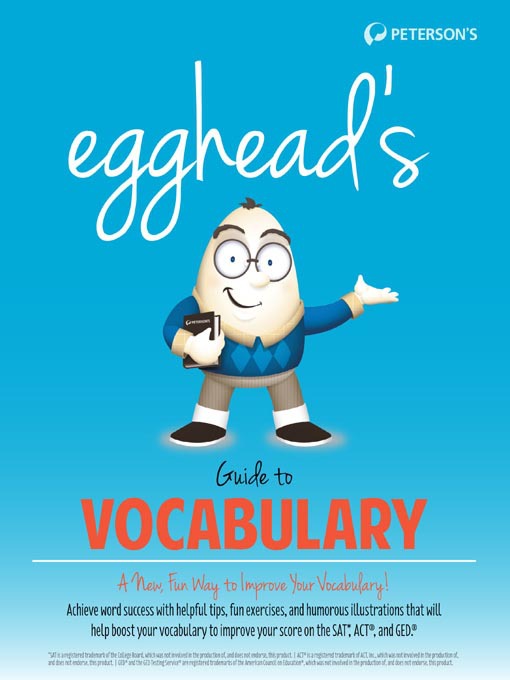 Title details for egghead's Guide to Vocabulary by Peterson's - Available